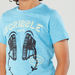 Juniors 2-Piece Printed T-shirt and Knee Length Shorts Set-Clothes Sets-thumbnail-2