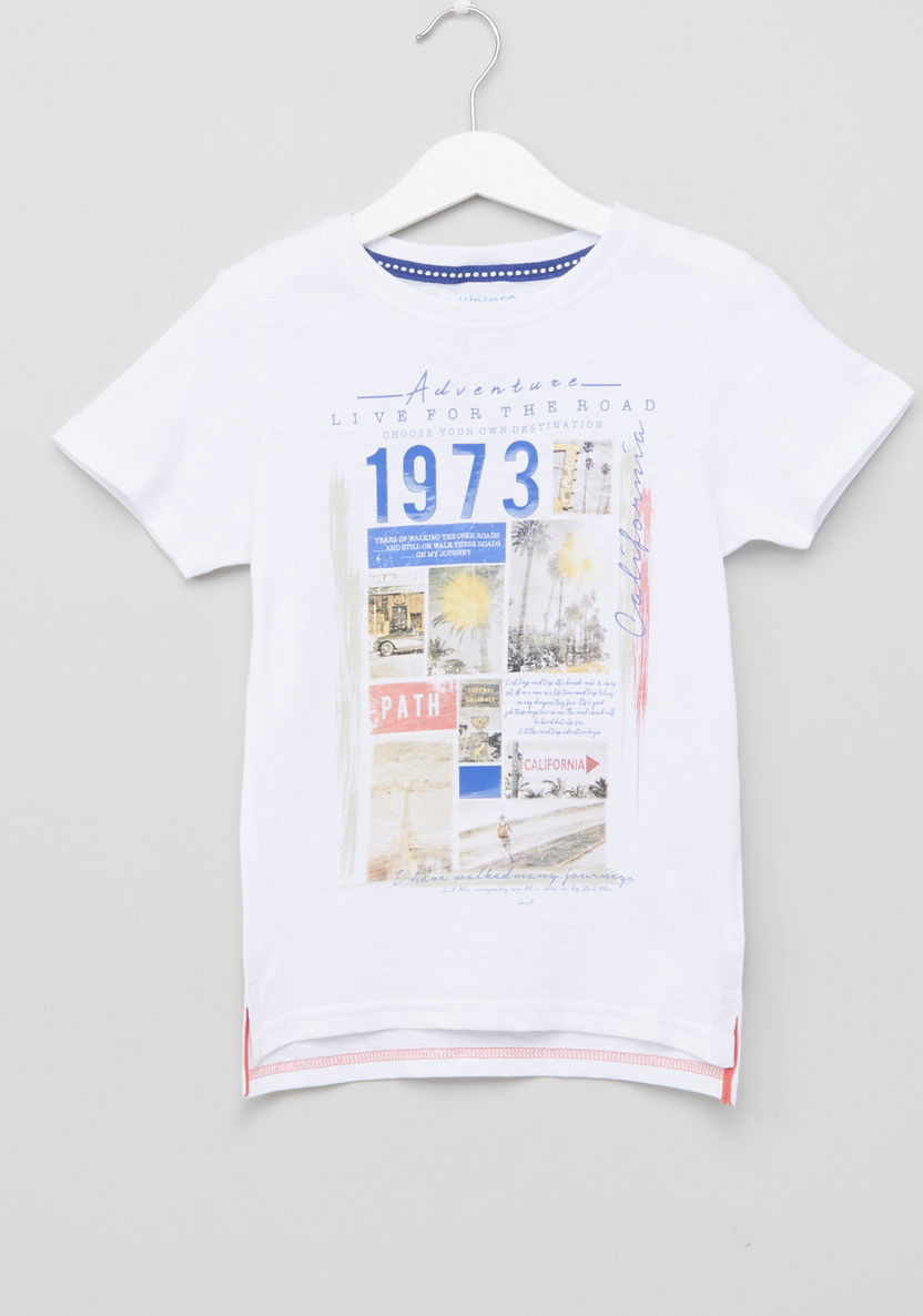 Juniors Graphic Printed T-shirt-T Shirts-image-0