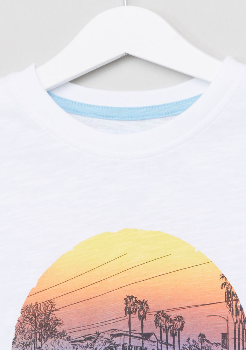 Juniors Printed Long Sleeves T-shirt-T Shirts-image-1