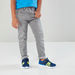 Juniors Woven Denim Pants with 4-Pocket and Button Closure-Jeans-thumbnail-1