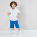 Juniors Striped Short Sleeves Shirt with Tape Detail Shorts-Clothes Sets-thumbnail-4