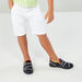 Juniors Plain Knee Length 3-Pocket Short and Checked Shirt Set-Clothes Sets-thumbnail-4