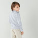 Juniors Striped Shirt with Long Sleeves and Bow Tie-Shirts-thumbnail-2