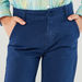 Juniors Solid Pants with Pocket Detail-Pants-thumbnail-3