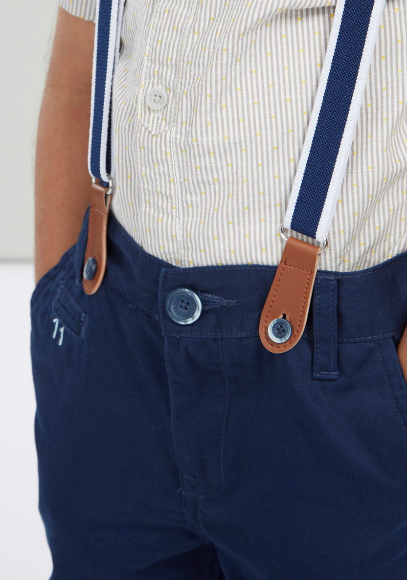 Juniors 4-Pocket Pants with Suspenders and Button Closure-Pants-image-2