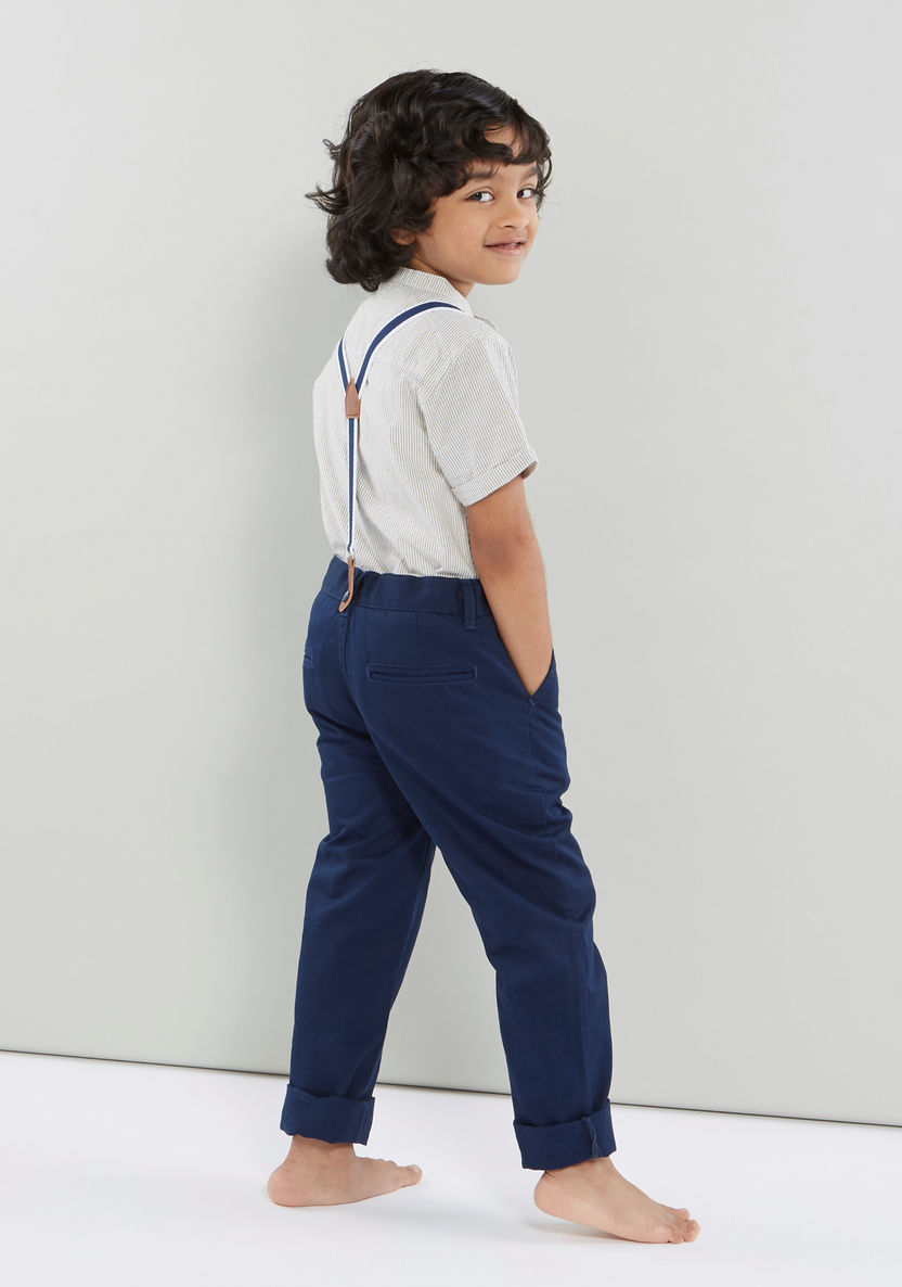 Juniors 4-Pocket Pants with Suspenders and Button Closure-Pants-image-3