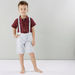 Juniors Striped Shorts with Pocket Detail and Suspenders-Shorts-thumbnail-0
