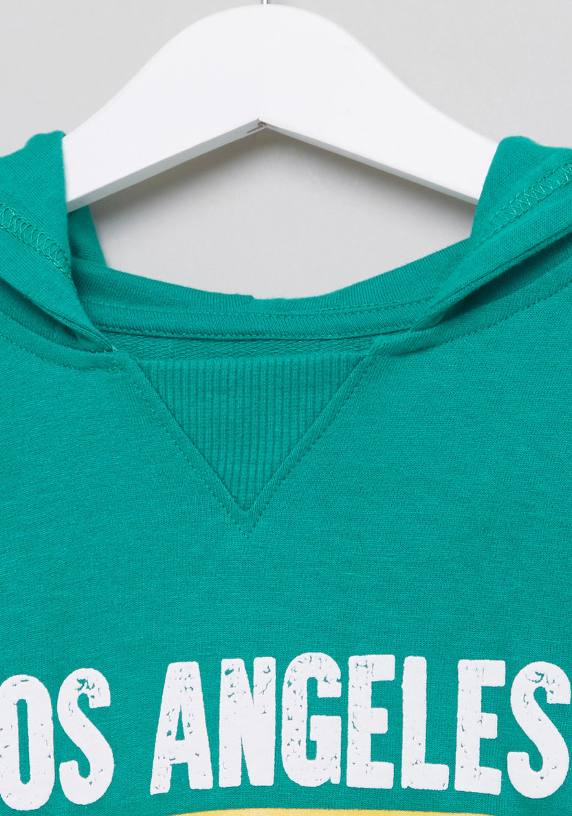 Juniors Los Angeles Printed Hooded Sweatshirt-Sweaters and Cardigans-image-1