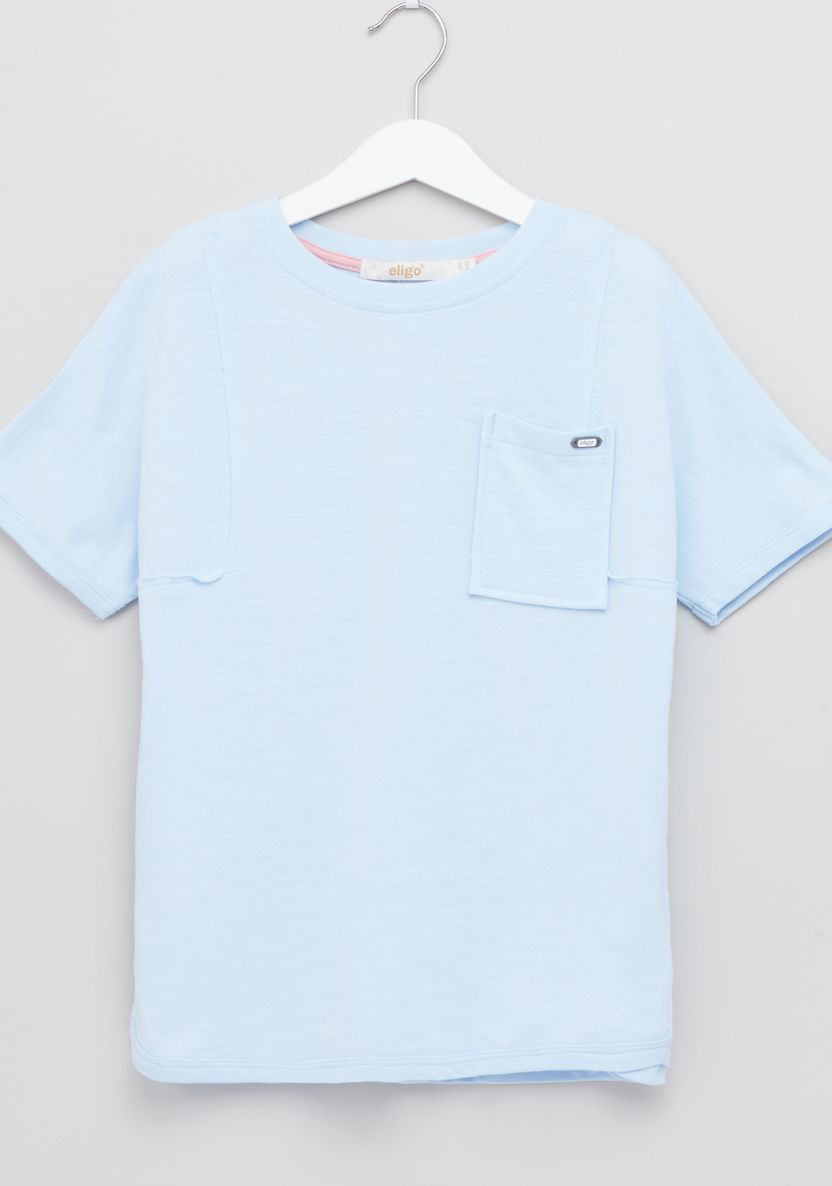 Eligo Pocket Detail Short Sleeves T-shirt-T Shirts-image-0