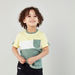 Eligo Colourblock T-shirt with Patch Pocket and Roll-Up Tabs-T Shirts-thumbnail-0