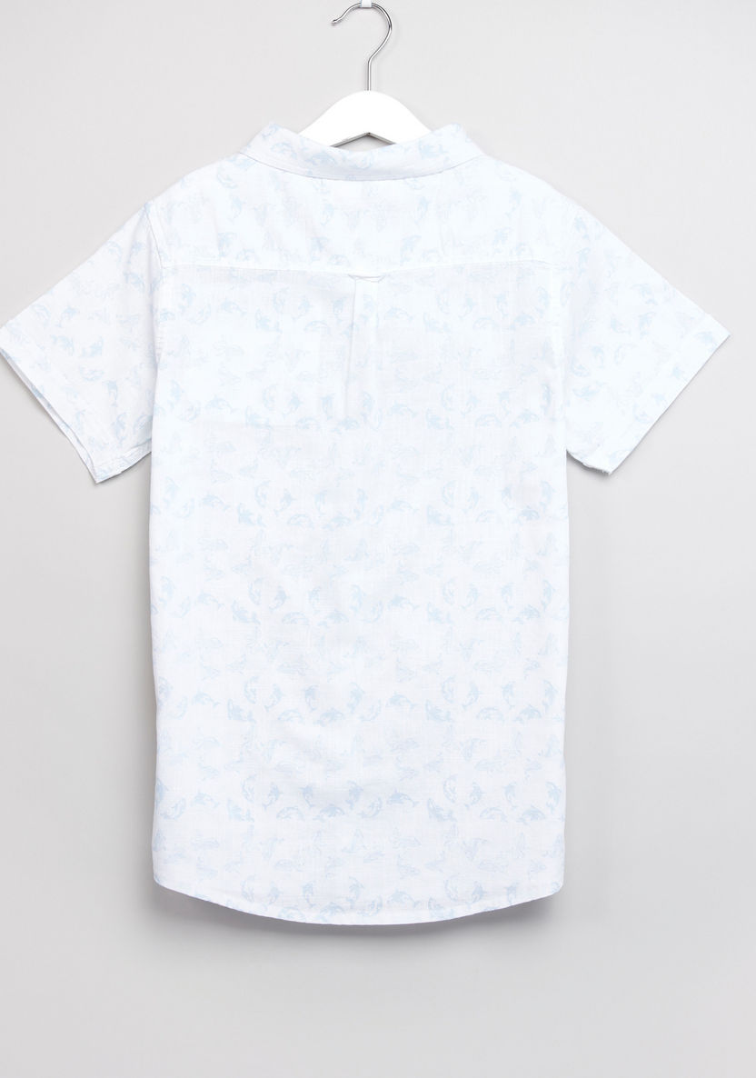 Eligo Printed Short Sleeves Shirt-Shirts-image-2