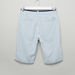 Eligo Textured Shorts with Button Closure and Pocket Detail-Shorts-thumbnail-2