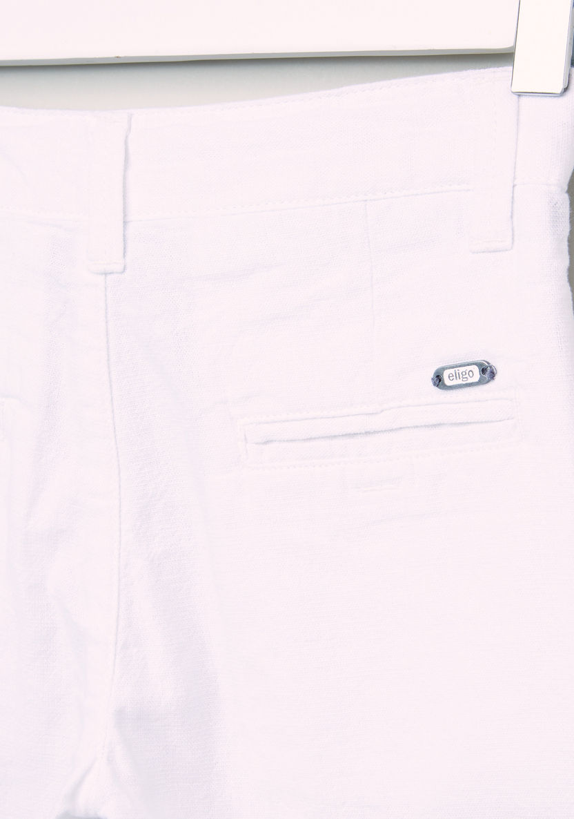 Eligo Pocket Detail Shorts with Button Closure-Shorts-image-3