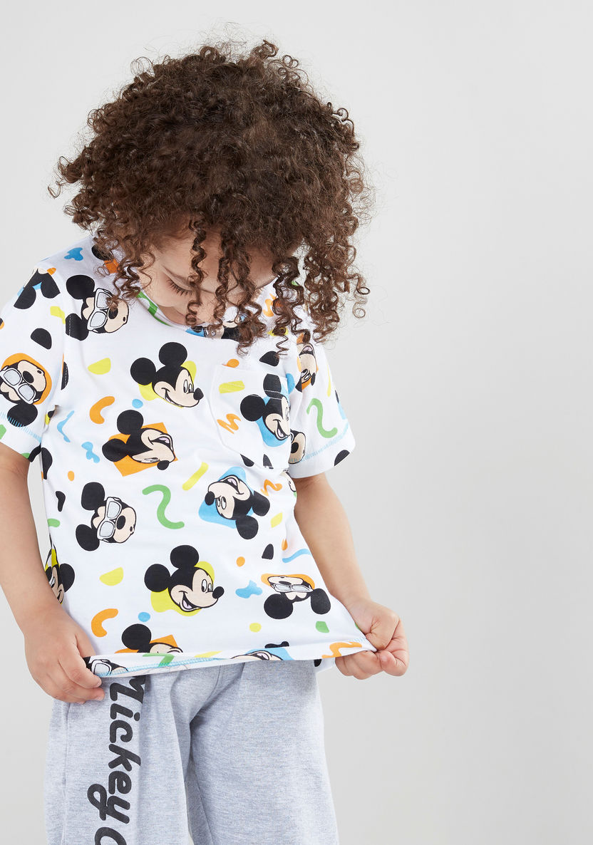 Mickey Mouse Printed Short Sleeves T-shirt-T Shirts-image-1