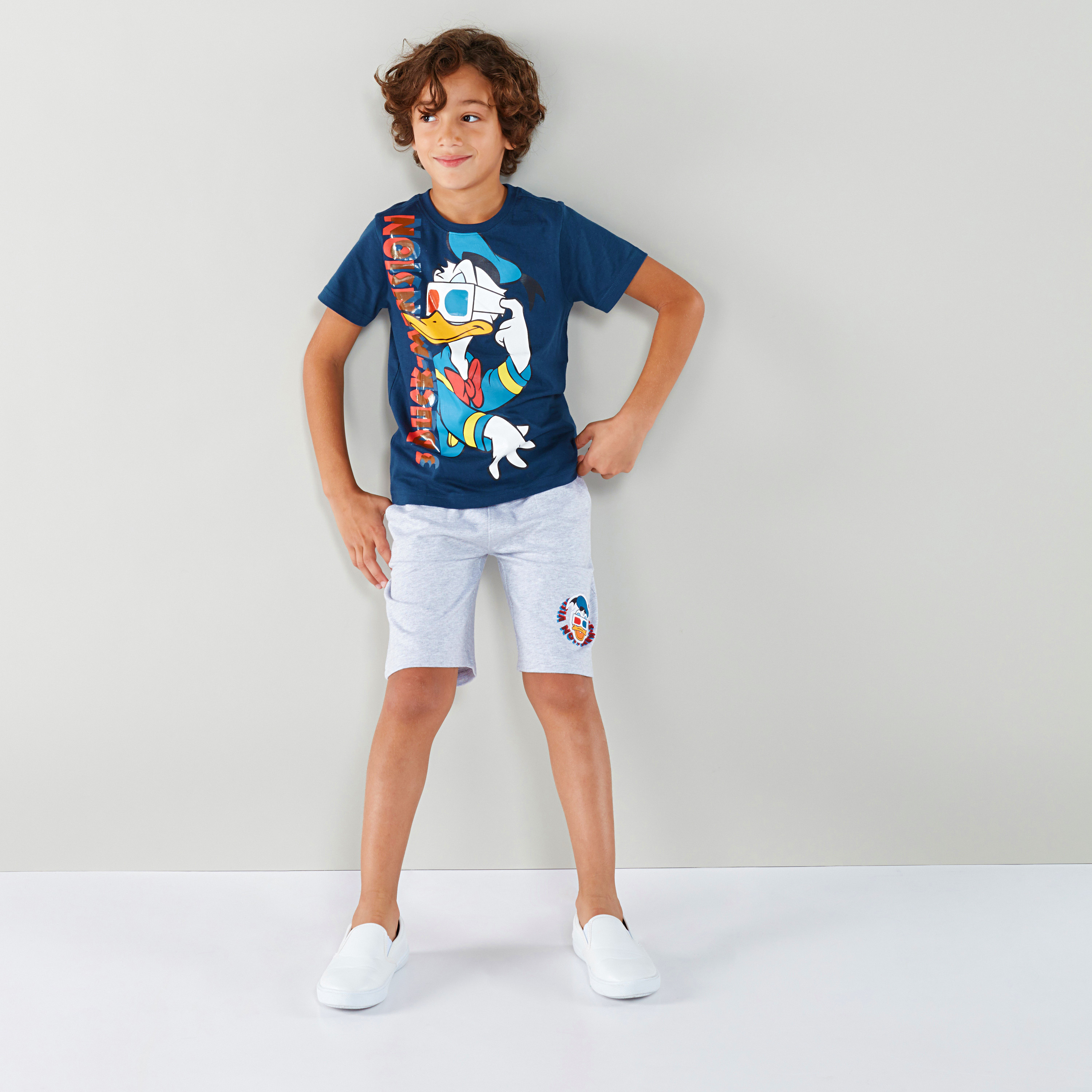 طقم ملابس بطبعات دونالد داك من 3قطع.-boys-clothing-setsandcoords-image-4