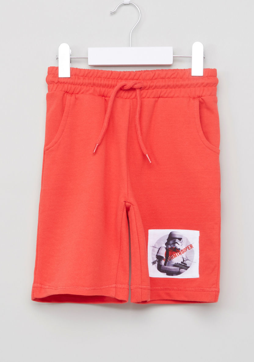 Star Wars Printed 2-Piece T-shirt and Shorts Set-Clothes Sets-image-7
