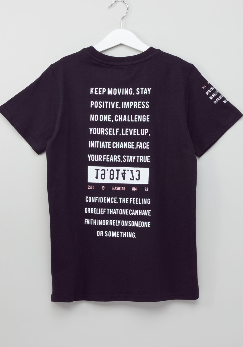 Posh Printed Short Sleeves T-shirt-T Shirts-image-2