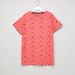 Posh Printed Round Neck Short Sleeves T-shirt-T Shirts-thumbnail-0