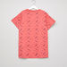Posh Printed Round Neck Short Sleeves T-shirt-T Shirts-thumbnail-2