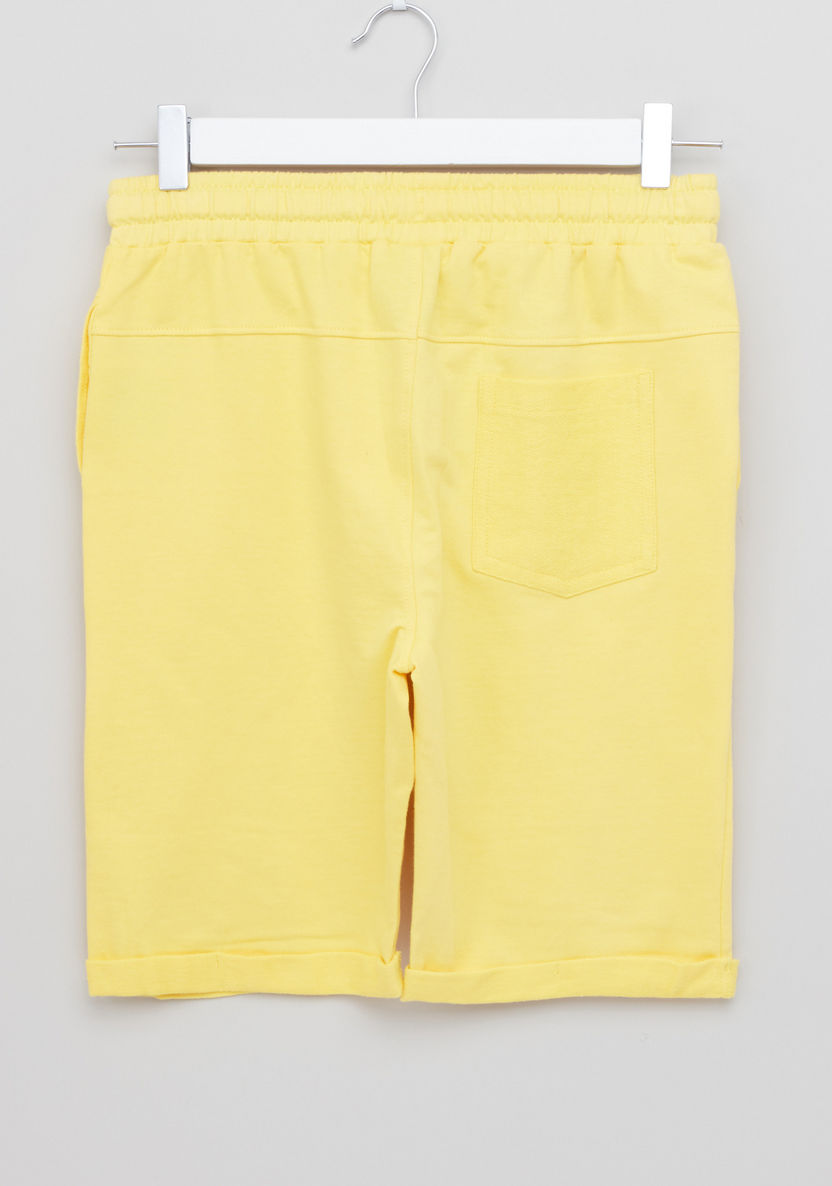 Posh Pocket Detail Shorts with Drawstring-Shorts-image-2