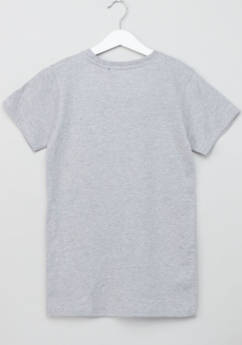 Posh Graphic Printed Round Neck Short Sleeves T-shirt-T Shirts-image-2