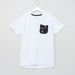 Posh Printed Chest Pocket Detail T-shirt-T Shirts-thumbnail-0