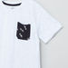 Posh Printed Chest Pocket Detail T-shirt-T Shirts-thumbnail-1