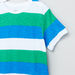 Posh Striped Short Sleeves T-shirt-T Shirts-thumbnail-1