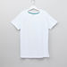 Posh Textured Round Neck Short Sleeves T-shirt-T Shirts-thumbnail-0