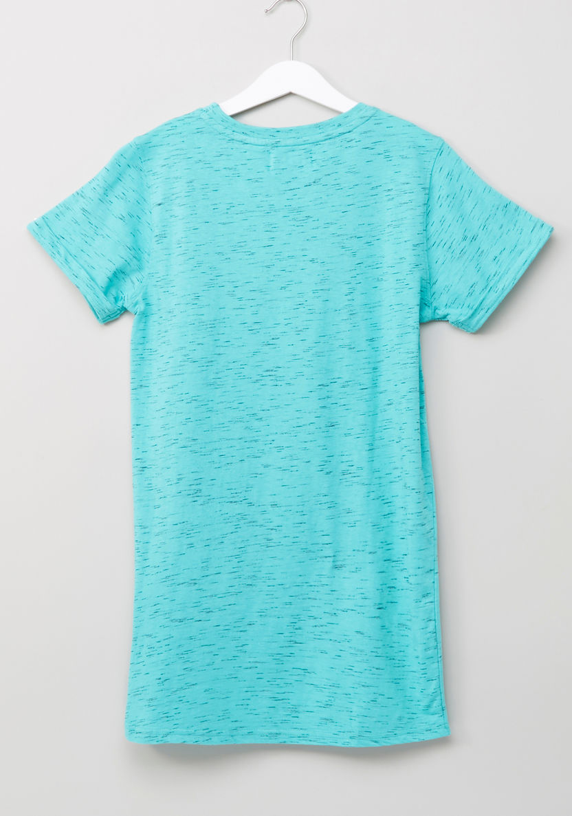 Posh Printed Short Sleeves T-shirt-T Shirts-image-2