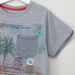 Posh Clothing Graphic Print Round Neck T-shirt with Short Sleeves-T Shirts-thumbnail-1