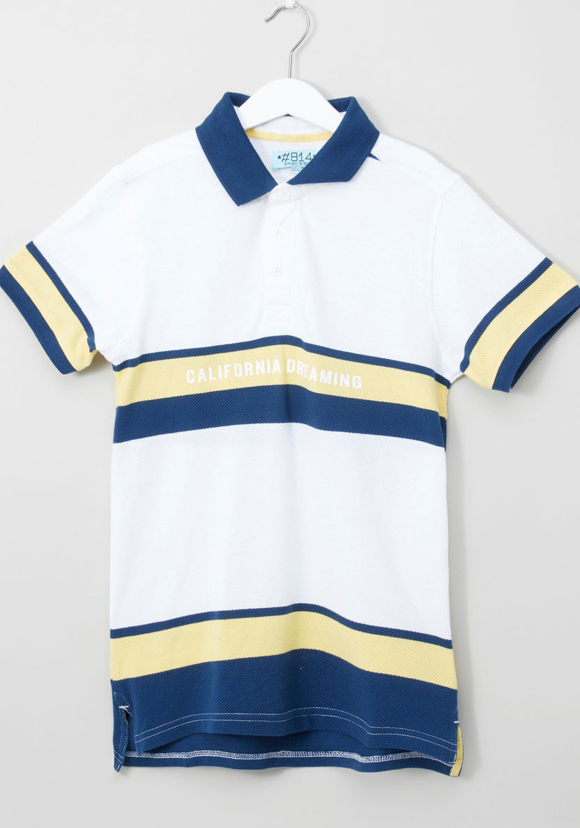 Posh Polo Neck Short Sleeves T-shirt-T Shirts-image-0