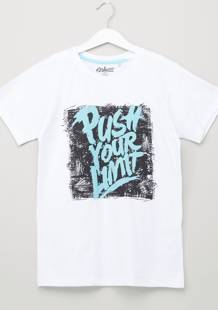 Posh Clothing Graphic Printed Round Neck T-shirt-T Shirts-image-0