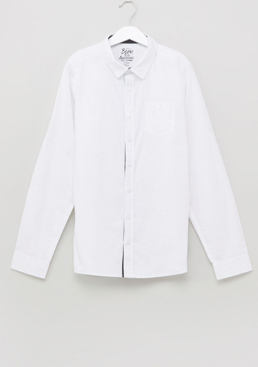 Posh Printed Long Sleeves Shirt-Shirts-image-0