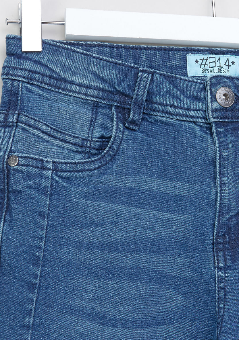 Posh Cut and Sew Detail Jeans-Jeans-image-1