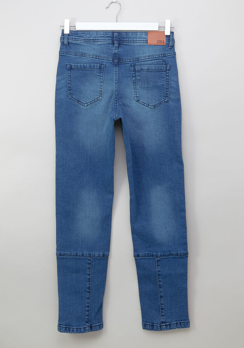 Posh Cut and Sew Detail Jeans-Jeans-image-2