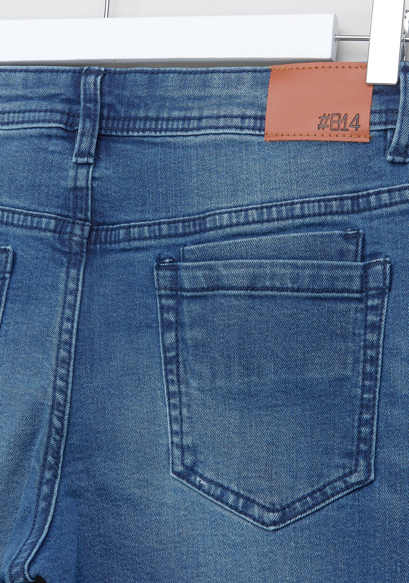 Posh Cut and Sew Detail Jeans-Jeans-image-3