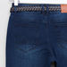 Posh Clothing Flat-Front Denim Pants with Belt-Jeans-thumbnail-3