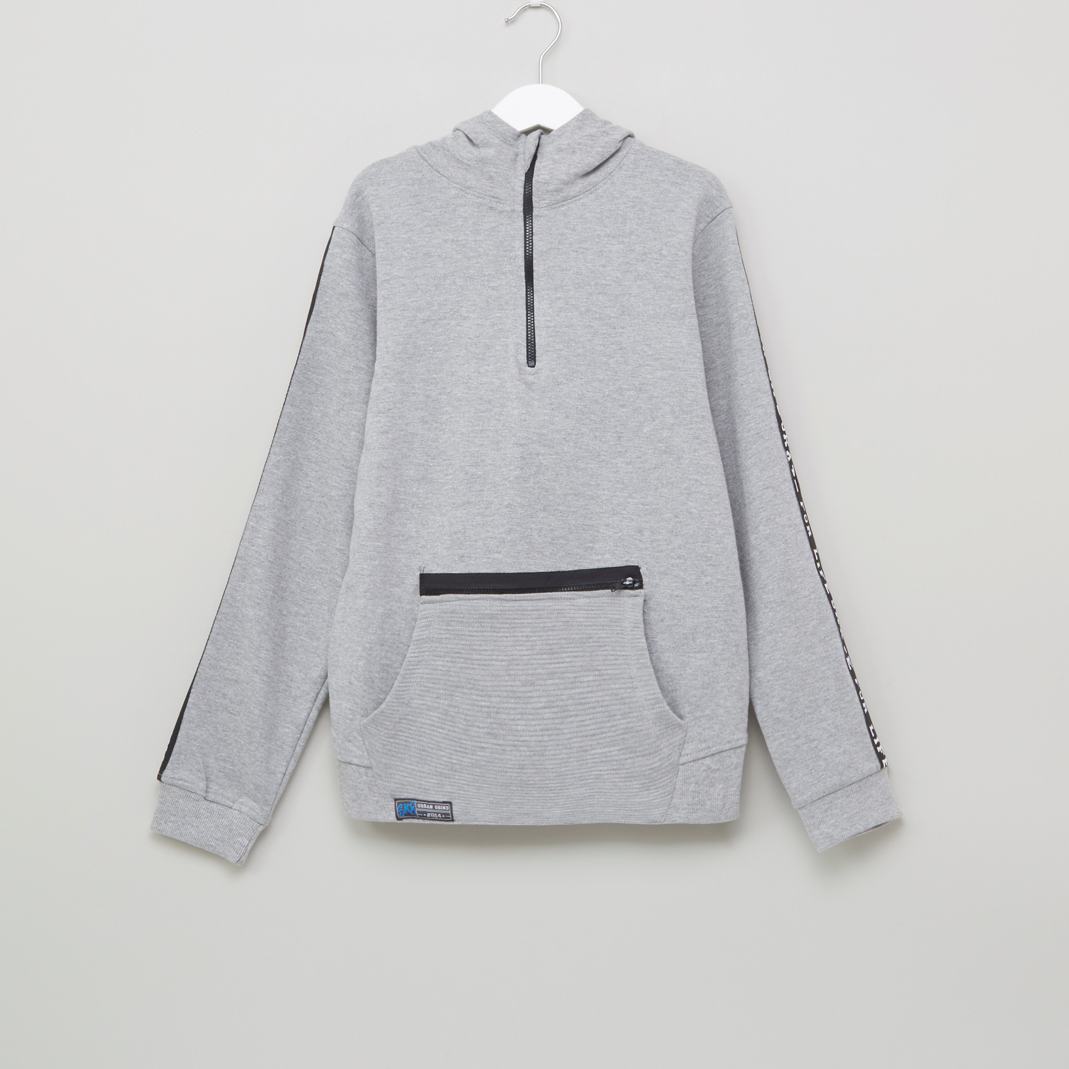 Posh Printed Zip Detail Pullover-boys-clothing-jumpersandcardigans-image-1