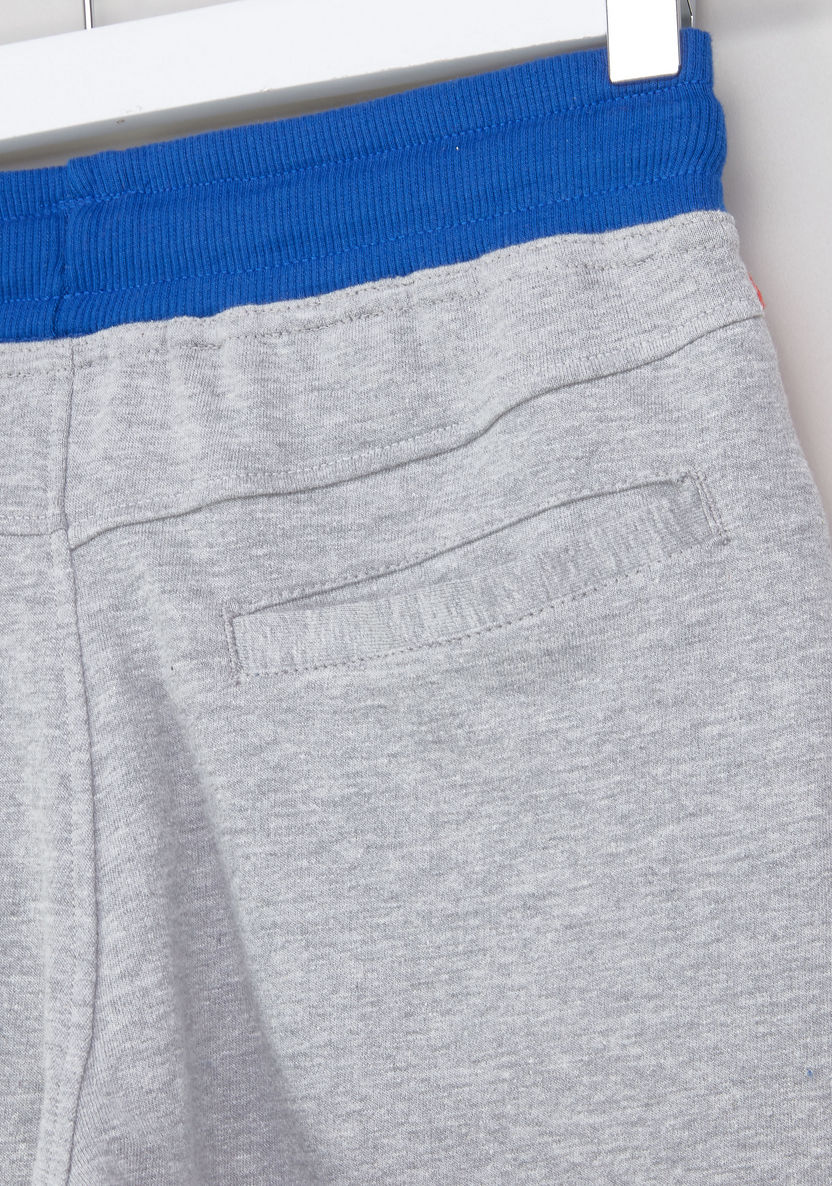 Posh Full Length Jog Pants with Drawstring and Pocket Detail-Joggers-image-3