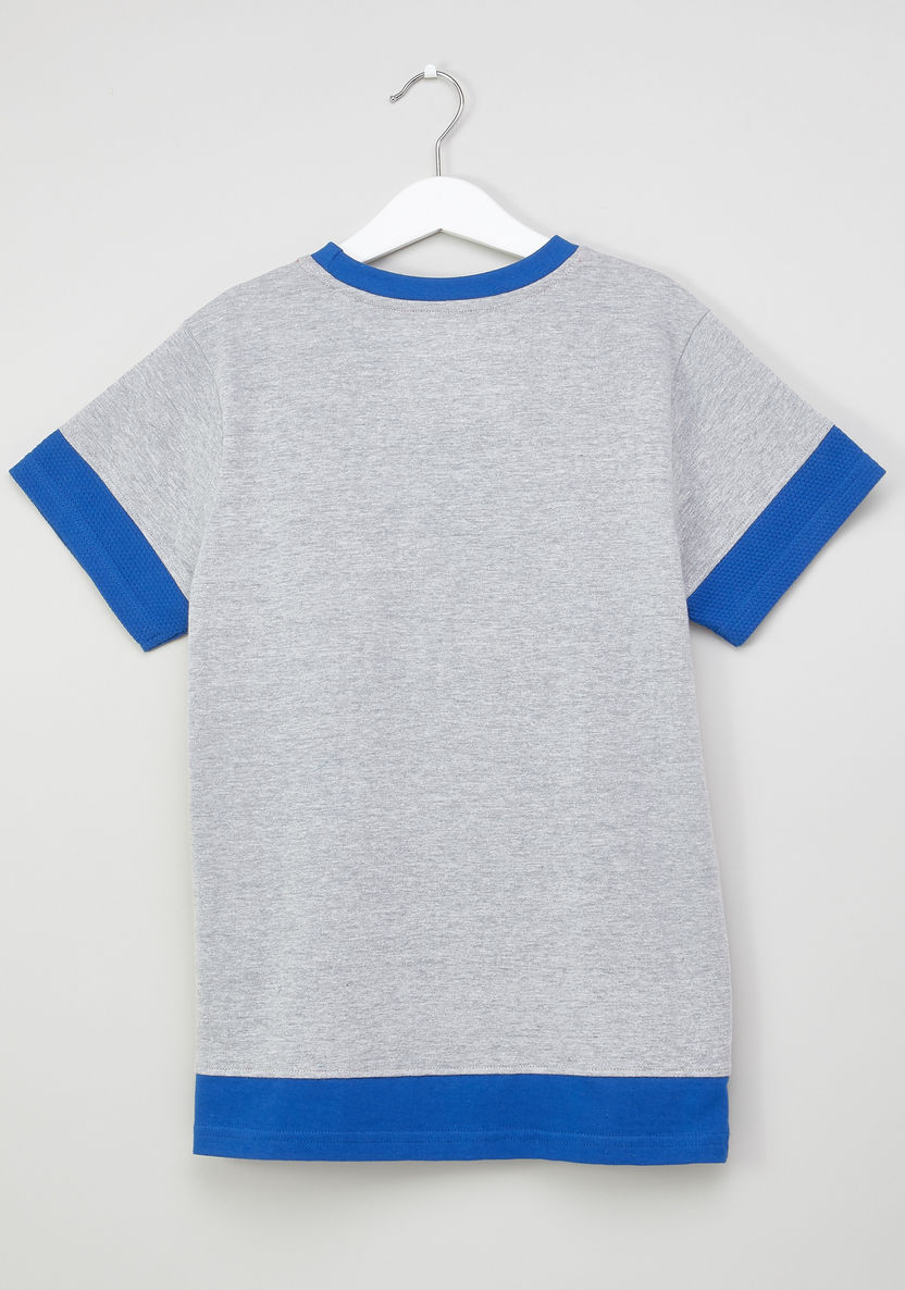 Posh Printed T-shirt with Shorts-Clothes Sets-image-3