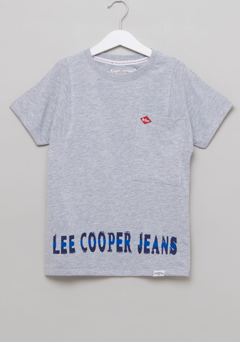 Lee Cooper Printed Round Neck T-shirt-T Shirts-image-0