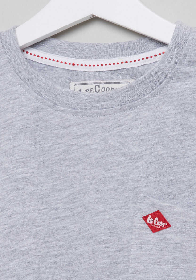 Lee Cooper Printed Round Neck T-shirt-T Shirts-image-1