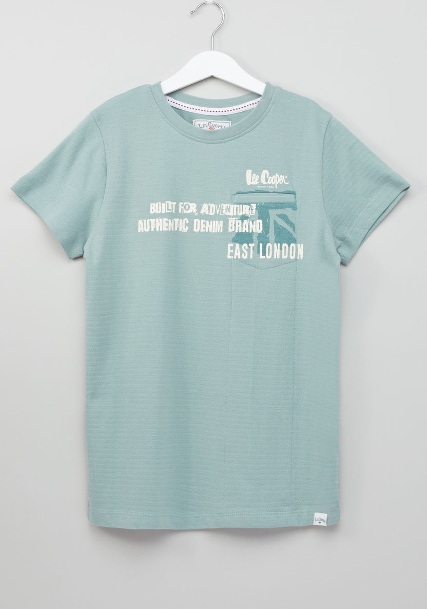 Lee Cooper Printed Short Sleeves T-shirt-T Shirts-image-0