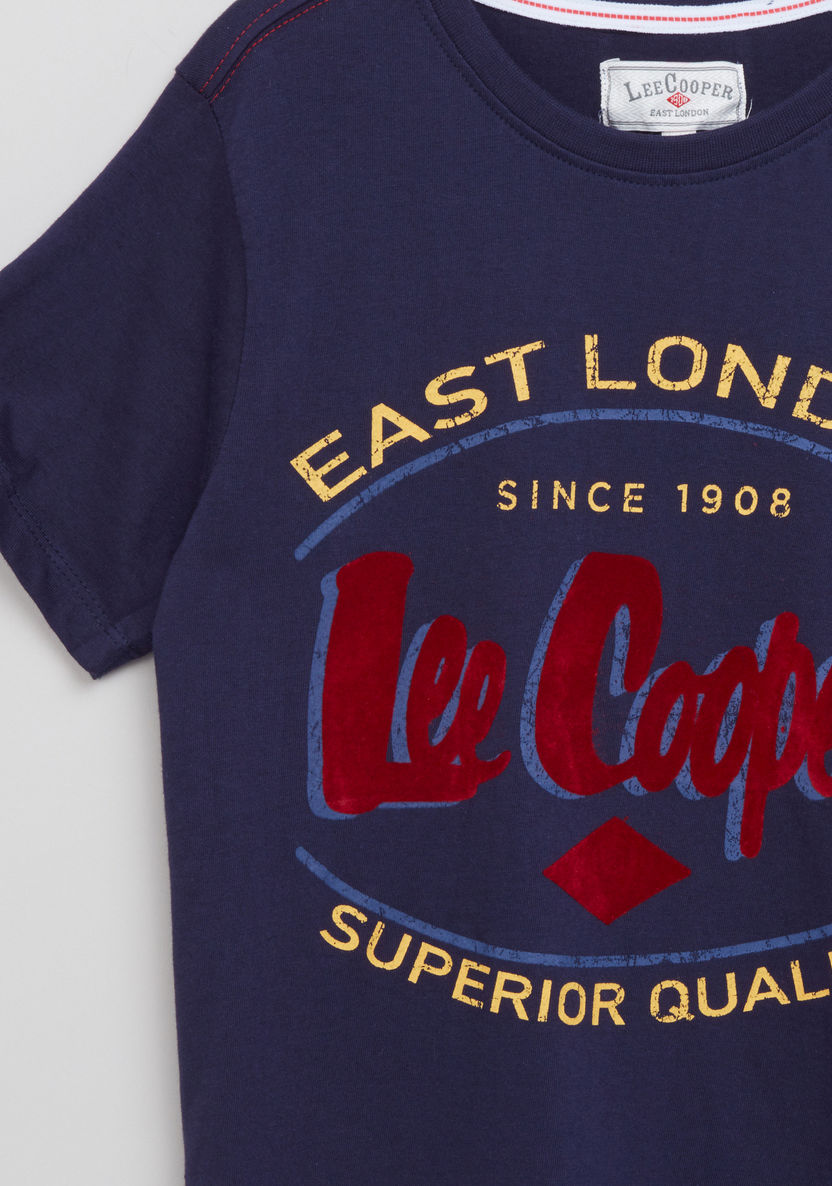 Lee Cooper Printed Short Sleeves T-shirt-T Shirts-image-1