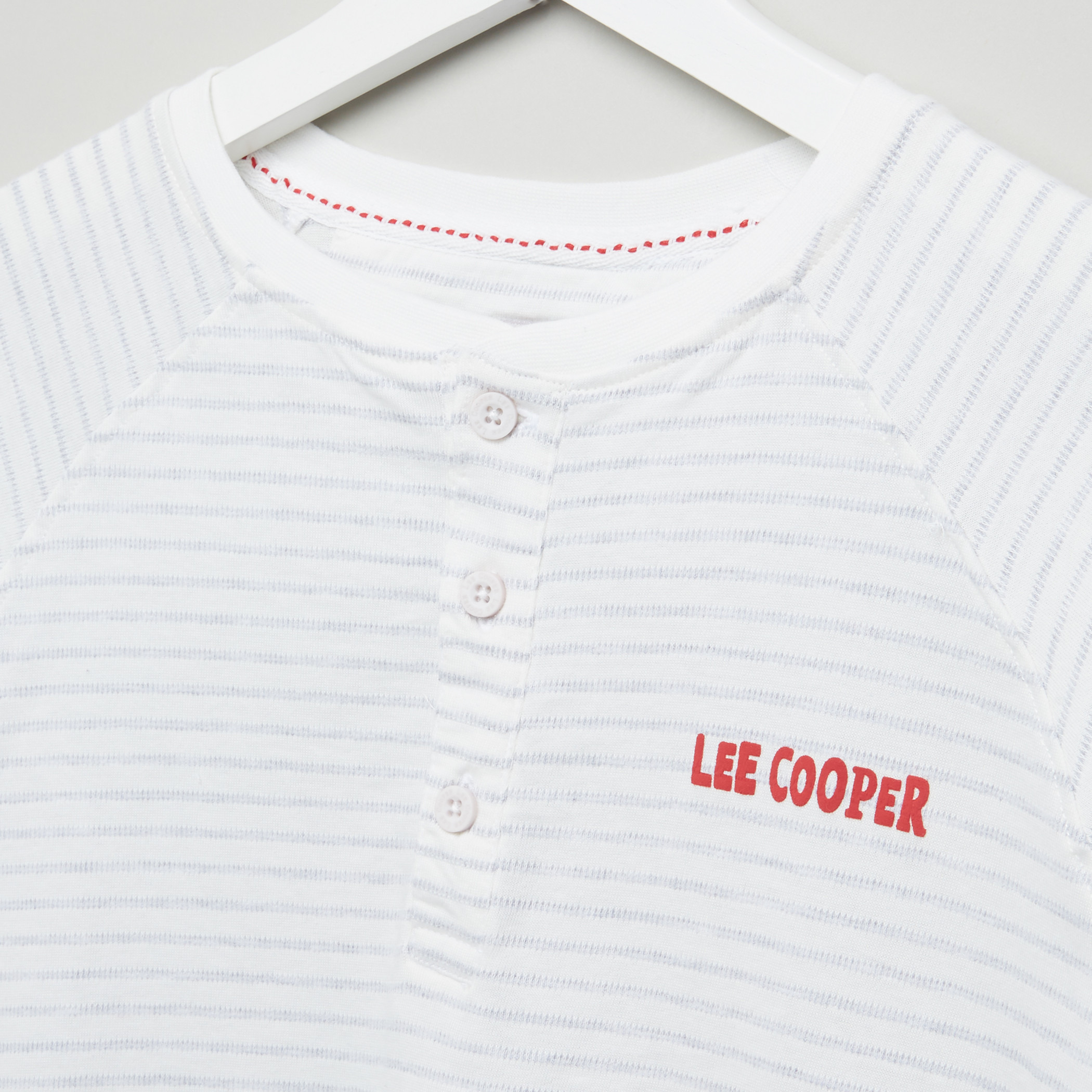 Lee Cooper Striped Henley Neck T-Shirt-boys-clothing-tshirtsandpolos-image-2