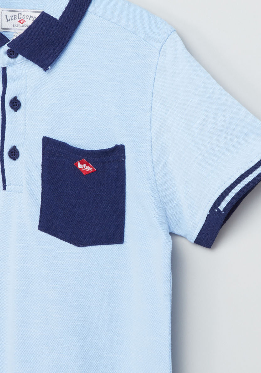 Lee Cooper Polo Neck T-shirt-T Shirts-image-1
