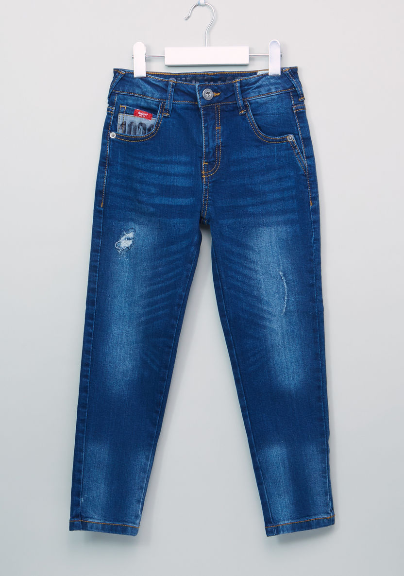Lee Cooper Distressed Jeans with Pocket Detail-Jeans-image-0