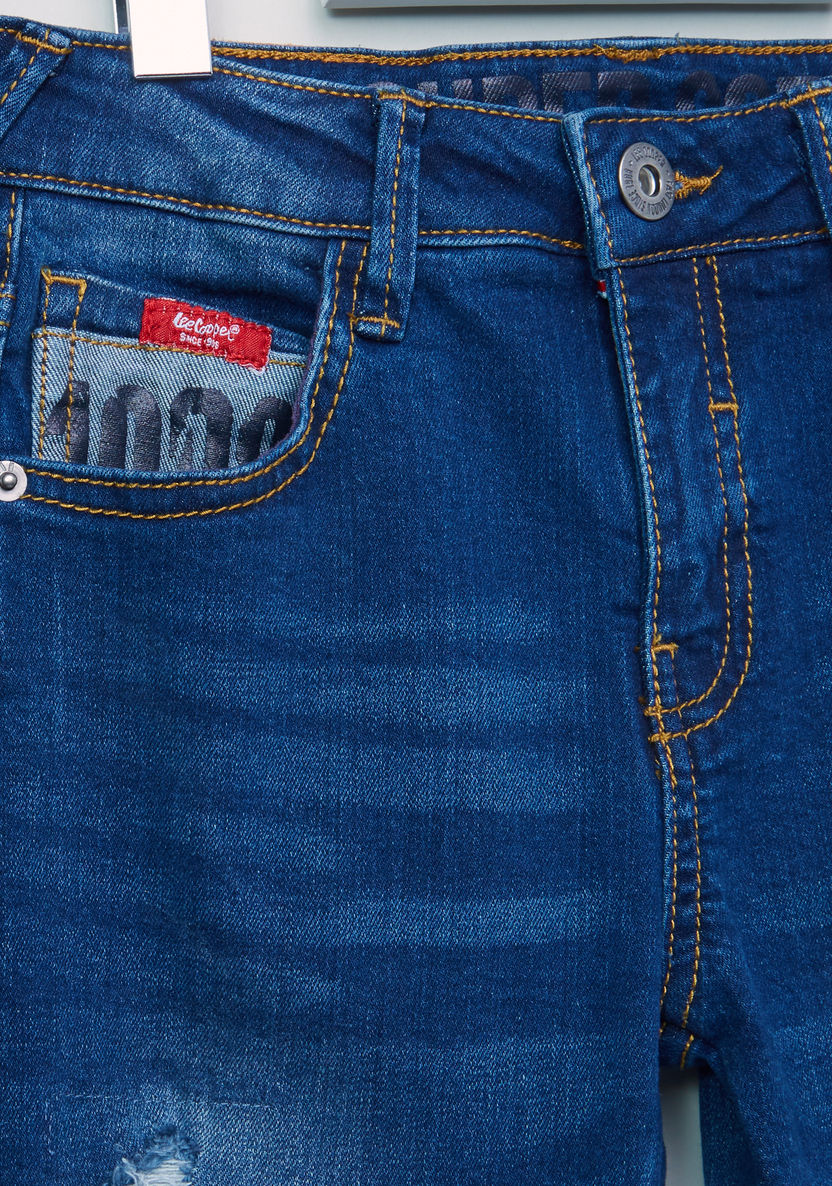 Lee Cooper Distressed Jeans with Pocket Detail-Jeans-image-1