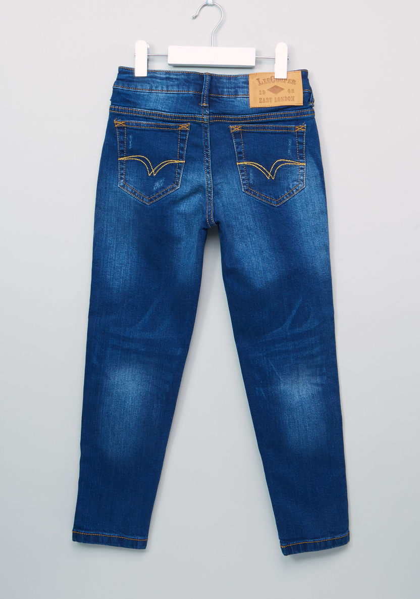 Lee Cooper Distressed Jeans with Pocket Detail-Jeans-image-2